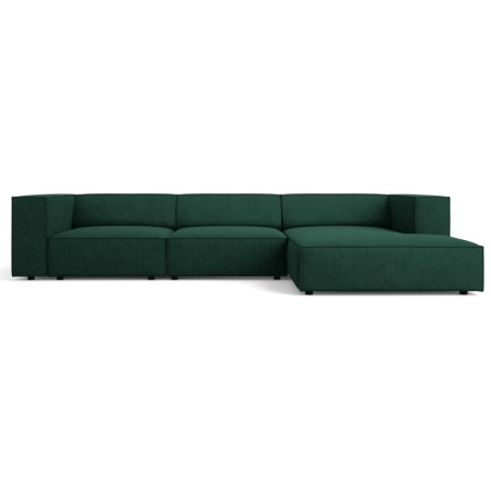 Arendal 4-seater corner sofa chenille with corduroy effect Cosmopolitan Design