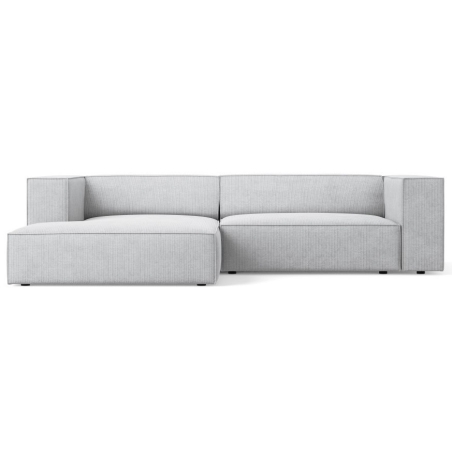 Arendal 3-seater corner sofa chenille with corduroy effect Cosmopolitan Design