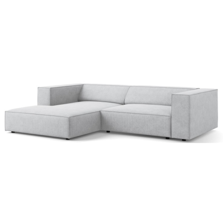Arendal 3-seater corner sofa chenille with corduroy effect Cosmopolitan Design