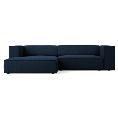 Arendal 3-seater corner sofa chenille with corduroy effect Cosmopolitan Design