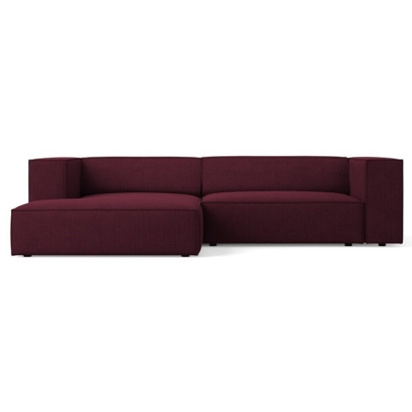 Arendal 3-seater corner sofa chenille with corduroy effect Cosmopolitan Design