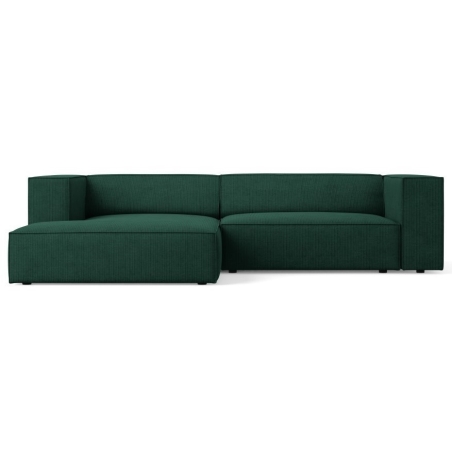 Arendal 3-seater corner sofa chenille with corduroy effect Cosmopolitan Design