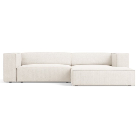 Arendal 3-seater corner sofa chenille with corduroy effect Cosmopolitan Design