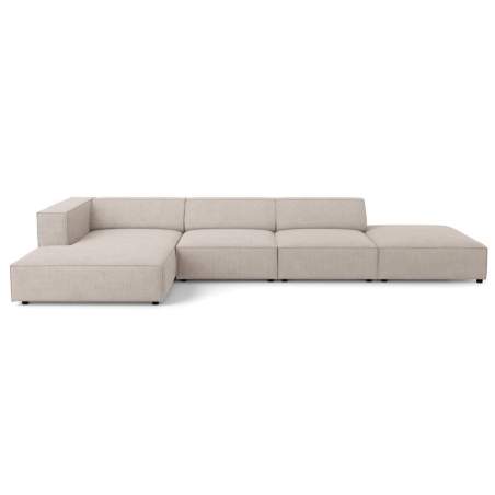 5-seater Arendal chaise lounge sofa with corduroy effect Cosmopolitan Design