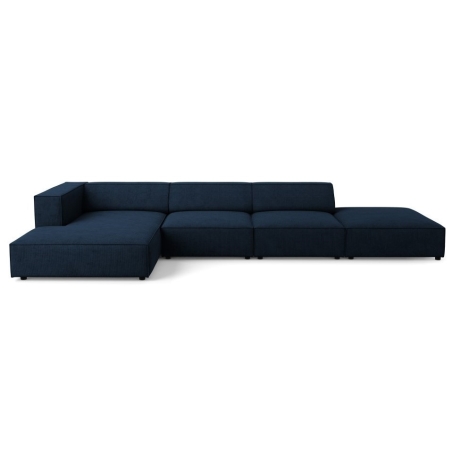 5-seater Arendal chaise lounge sofa with corduroy effect Cosmopolitan Design