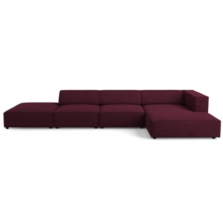 5-seater Arendal chaise lounge sofa with corduroy effect Cosmopolitan Design