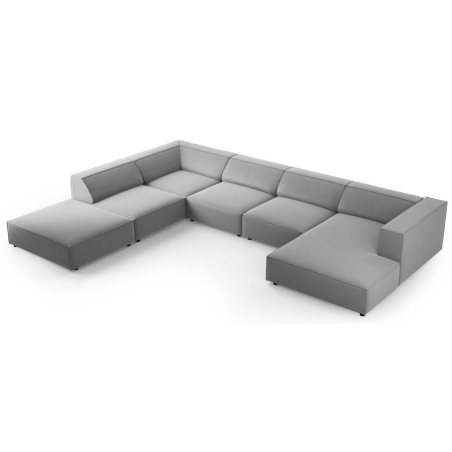 Narożnik 7-osobowy Arendal welur Cosmopolitan Design