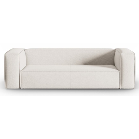 Sofa 4-osobowa Mackay strukturalny aksamit Cosmopolitan Design jasny beż