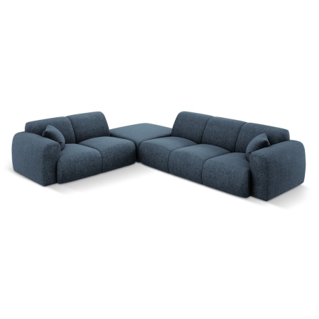 Narożnik Nolio Cosmopolitan-design niebieski lewy