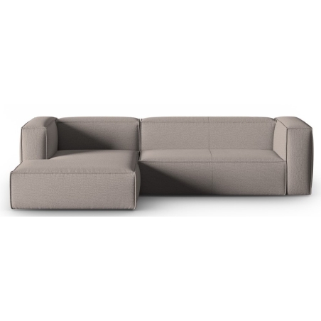 Corner side - Left, colour - Shades of brown, Strukturalny Aksamit Mackay Cosmopolitan-design - Cappuccino (Bub4)