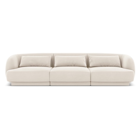 Cosmopolitan-design 3-seater sofa Tulum velour