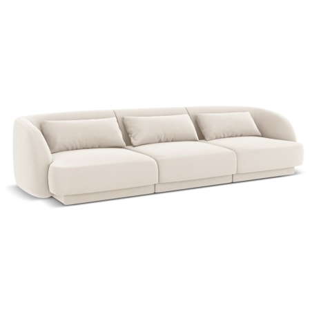 Cosmopolitan-design 3-seater sofa Tulum velour