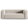 Sofa 3-osobowa Mackay welur Cosmopolitan Design jasny beż