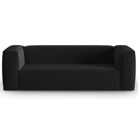 Sofa 3-osobowa Mackay welur Cosmopolitan Design czarny