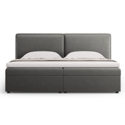 Kolor tapicerki: shades of grey Velour Arendal bed Cosmopolitan Design: Gris Clair (Blu13) 