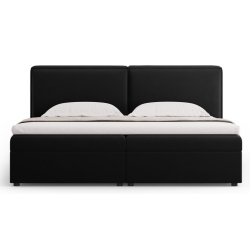 Kolor tapicerki: shades of black Velour Arendal bed Cosmopolitan Design: Noir (Blu19) 
