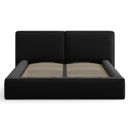 colour - shades of black, Velour Arendal bed Cosmopolitan Design - Noir (Blu19)