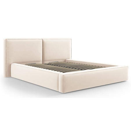 Upholstered bed with box 180x200 Arendal velour Cosmopolitan Design