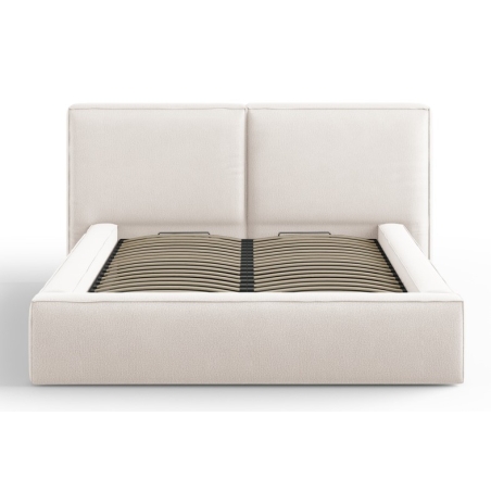 Upholstered bed with box 160x200 Arendal structural fabric Cosmopolitan Design