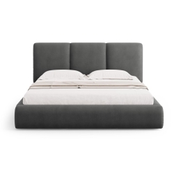 Kolor tapicerki: shades of grey Chenil Colonel and Nicolas Beds Cosmopolitan-design: Gris Fonce (Reb3) 