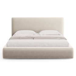 Kolor tapicerki: shades of beige Velour Colonel and Nicolas Beds Cosmopolitan-design: Beige Clair (Riv21) 