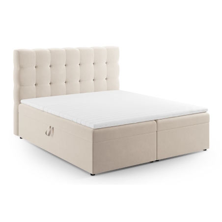 Łóżko kontynentalne Bali 140x200 Welur Cosmopolitan-design