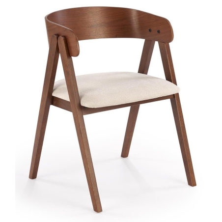 Chair K562 Walnut/Light Beige Halmar