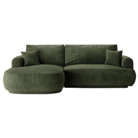 Ella velour Micadoni corner sofa