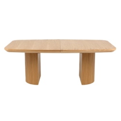 Micadoni table veneer/oak colouring: Natural oak veneer and oak 