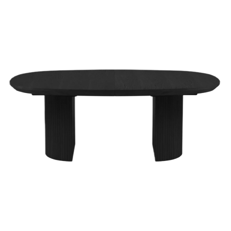 Micadoni wybarwienie stołu fornir/dąb - Czarny dębowy fornir i czarny dąb