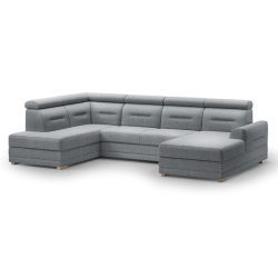 Corner side: Rights Material: Group A Kolor tapicerki: shades of grey Colour of the feet: T Group A: Gemma 70 