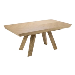 Micadoni table veneer/oak colouring: Natural oak veneer and oak 