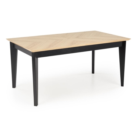 Folding table natural/black Edmondo Halmar