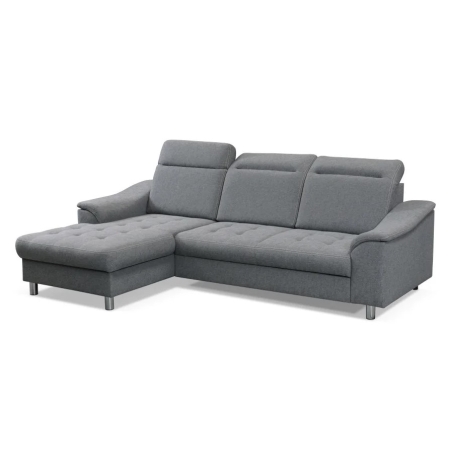 Corner side - Left, colour - shades of grey, MebloSoft size 3 - Milo 25