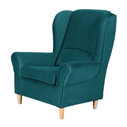 Kolor tapicerki: shades of green Grupa 3: Royal Velvet 12 Colour of the feet: Natural beech 