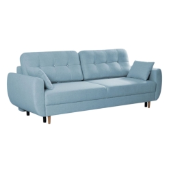 Kolor tapicerki: blues and grenades Grupa 3: Cloud 71 Colour of the feet: Natural beech 