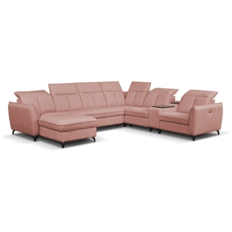 Corner sofa with bar 338x299cm Romantica Meblosoft