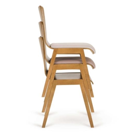 Link chair A-2130 Beech Paged
