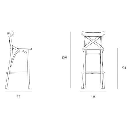Classic chair H-1230 Beech Paged