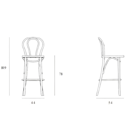 Classic chair H-1840 Beech Paged