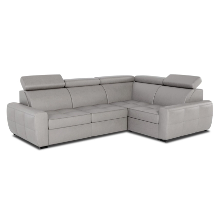 Corner side - Rights, colour - shades of grey, MebloSoft size 3 - Aston 15