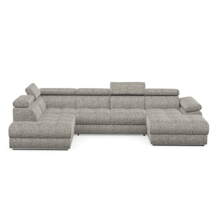 Kolor tapicerki: odcienie szarego Tkaniny Grupa 3: Coco 83 Kolorystyka nóg: Chrom 