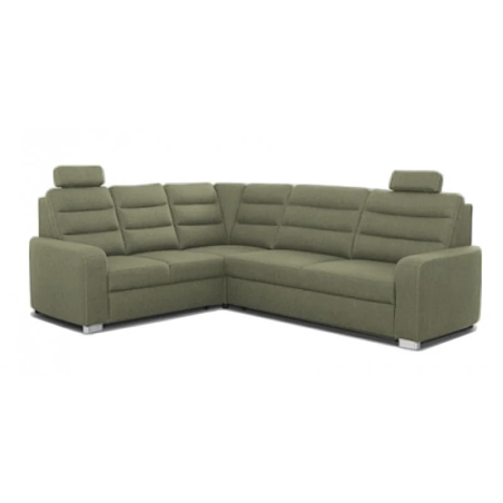 Narożnik Broadway 264x214cm Meblosoft strona lewa zielony
