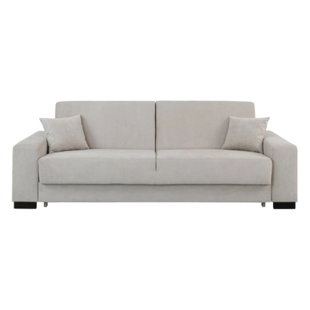 Beige Rubio sofa bed Black Red White