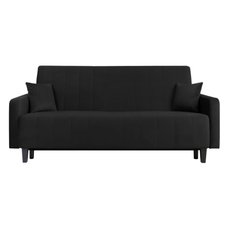 Marcia black sofa bed Black Red White