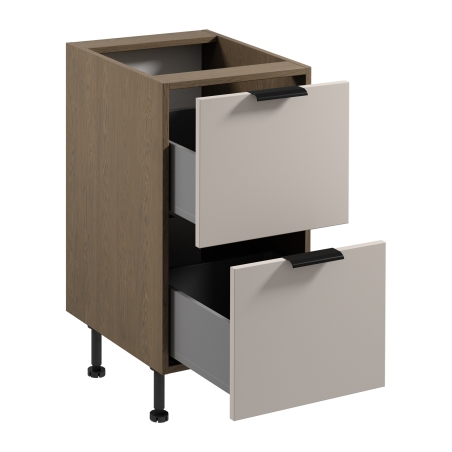 Lower kitchen cupboard Sorento D45S2 AX Gała Meble