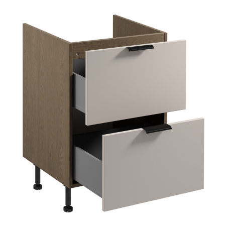 Lower kitchen cupboard Sorento D60IN AX Gała Meble