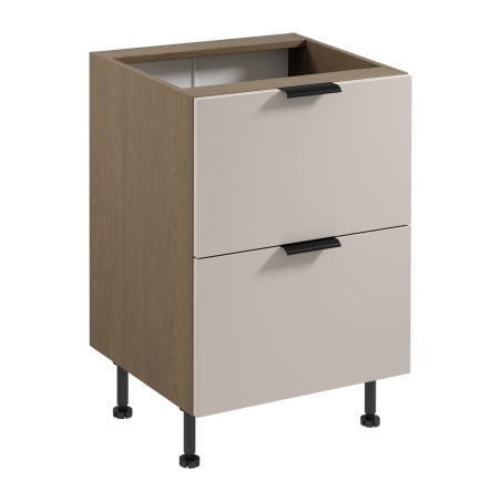 Lower kitchen cupboard Sorento D60S2 AX Gała Meble
