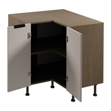 Lower kitchen cupboard Sorento D90N corner Gała Meble