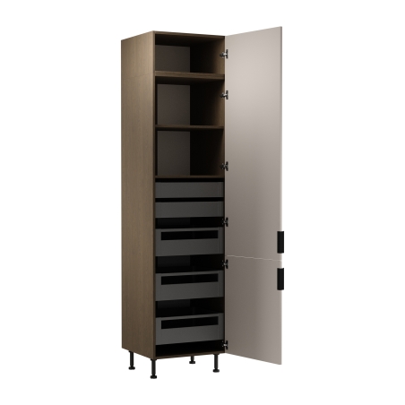 Lower kitchen cabinet Sorento D60T P/L AX Gała Meble